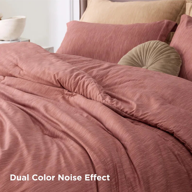 Cationic Dyed Printed Comforter Set