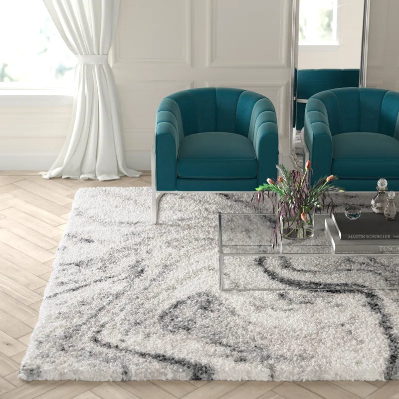 Speight Abstract Ivory/Gray Area Rug