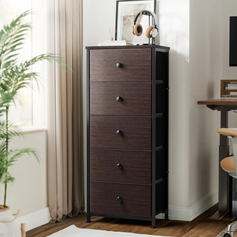 Ojaswi 5-Drawer Dresser, Chest of Drawers, Bedroom Dresser