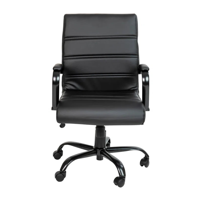 Whitney Ergonomic Upholstered Mid-Back Swivel Office Chair