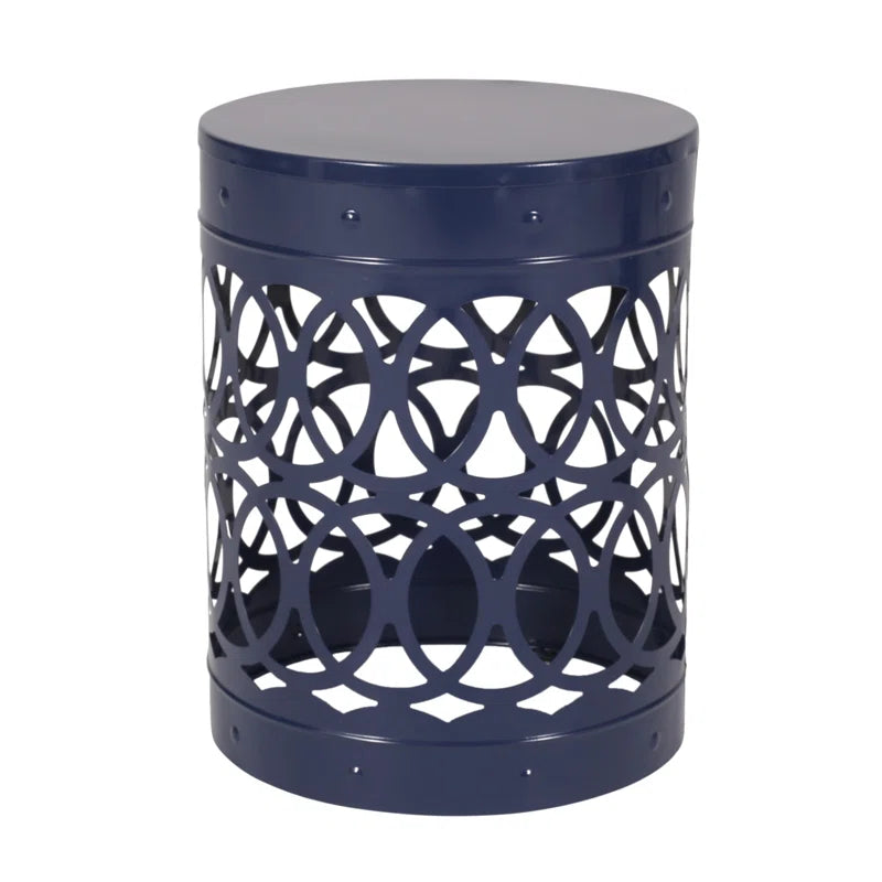 Moraima round Metal Outdoor Side Table