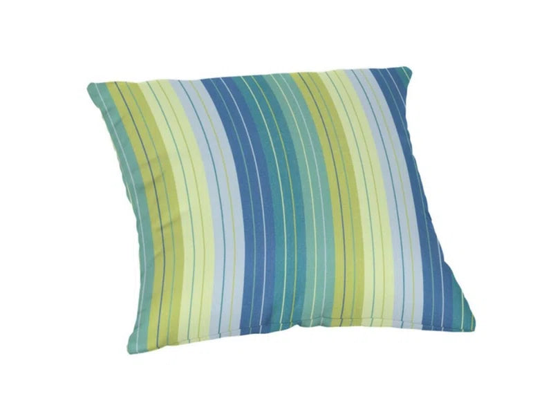 Striped Sunbrella® Indoor/Outdoor Reversible Throw Pillow