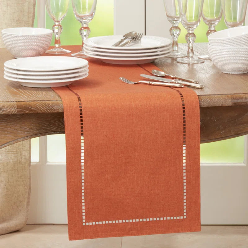 Neith Polyester Rectangle Table Runner