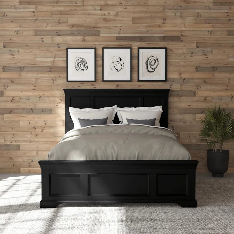 Auriel Solid Wood Standard Bed