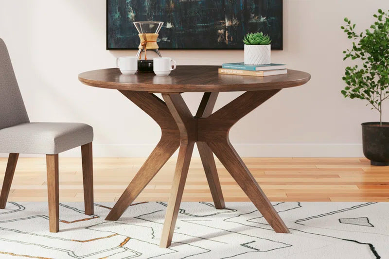 Goodall round Solid Wood Base Dining Table