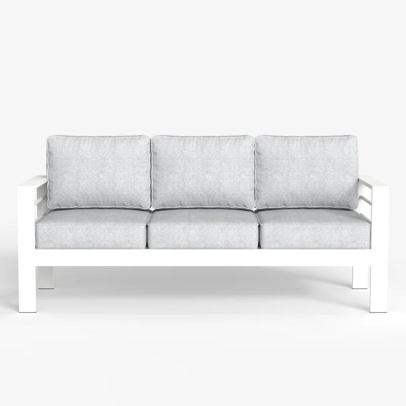 Alturas Standalone Product 73" Wide Outdoor Reversible Patio Sofa with Cushions
