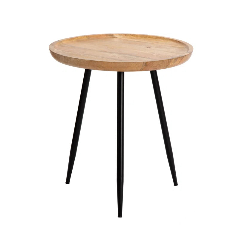 Castiglia Solid Wood Tray Top End Table