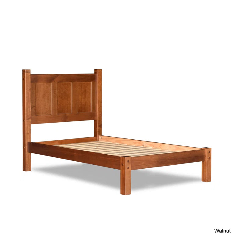 Shaker Solid Wood Panel Bed