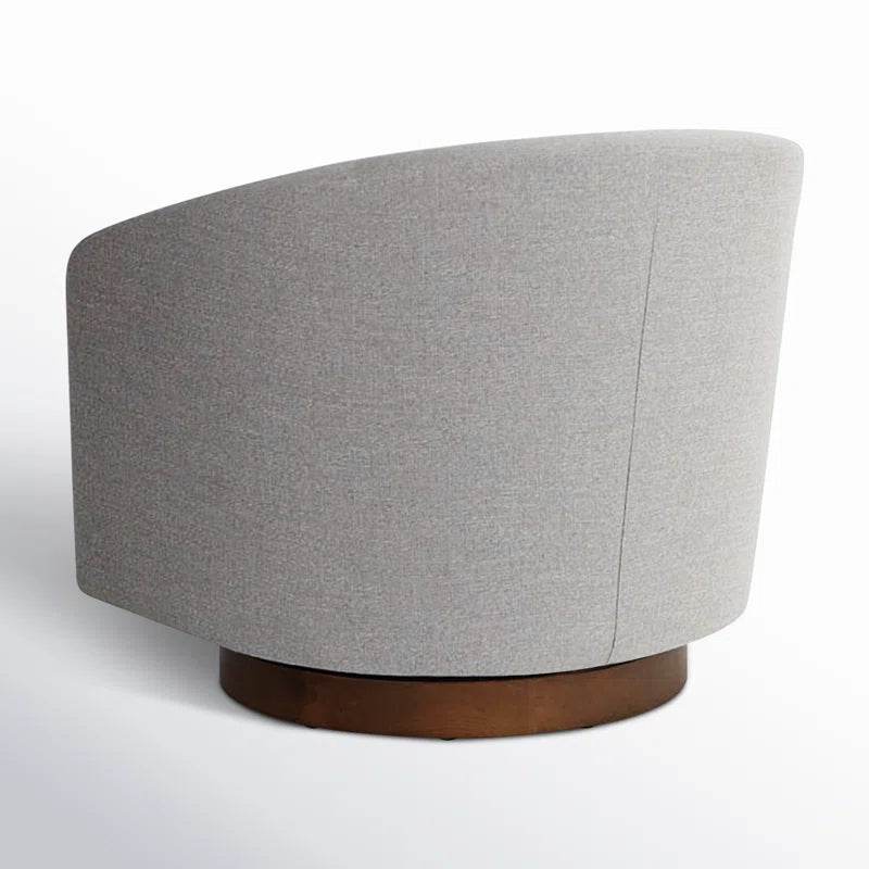 Bennett Upholstered Swivel Barrel Chair