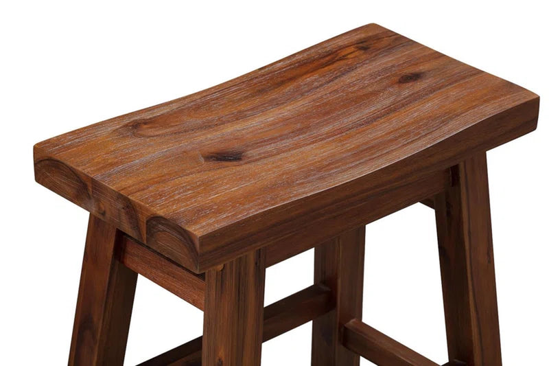 Alessandro Counter Stool with Solid Wood Frame