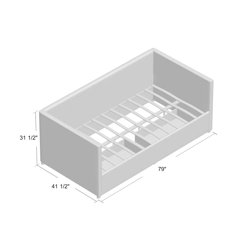 Dmitry Upholstered Daybed with Drawers