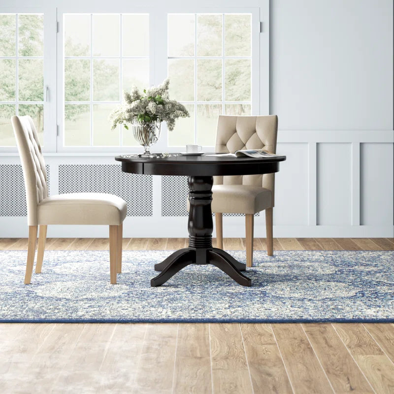 Alexa-Mae round Solid Wood Dining Table