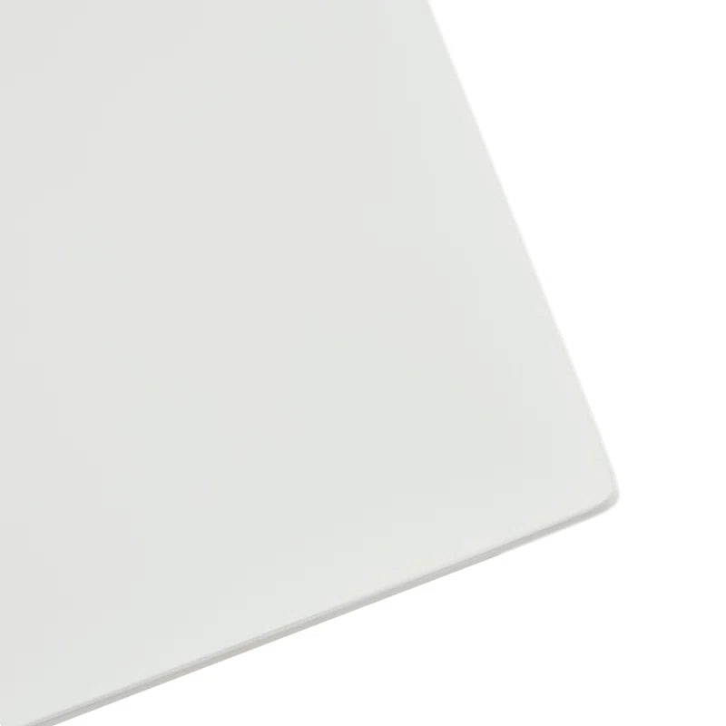 Parker Modern Coffee Table with Open Shelf & White Top