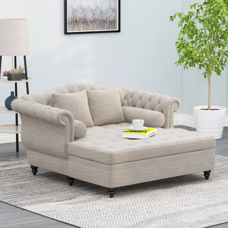 Lamm Upholstered Chaise Lounge