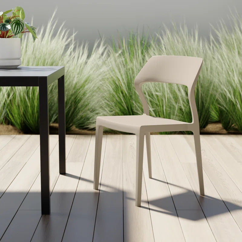 Farrah Outdoor Stacking Dining Side Chair