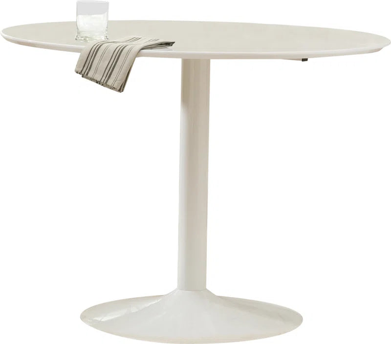 Round Metal Base Dining Table