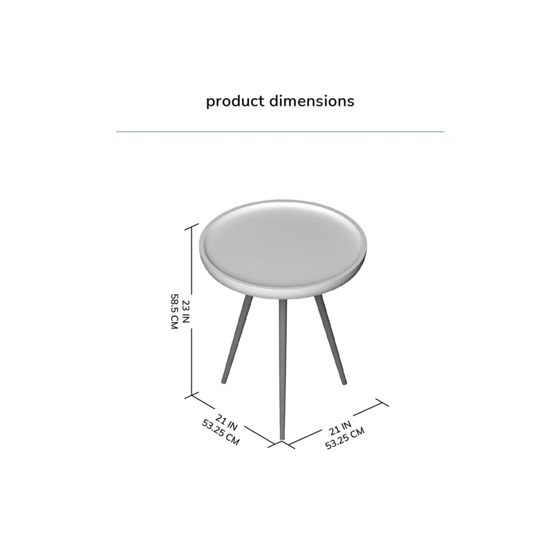 Castiglia Solid Wood Tray Top End Table