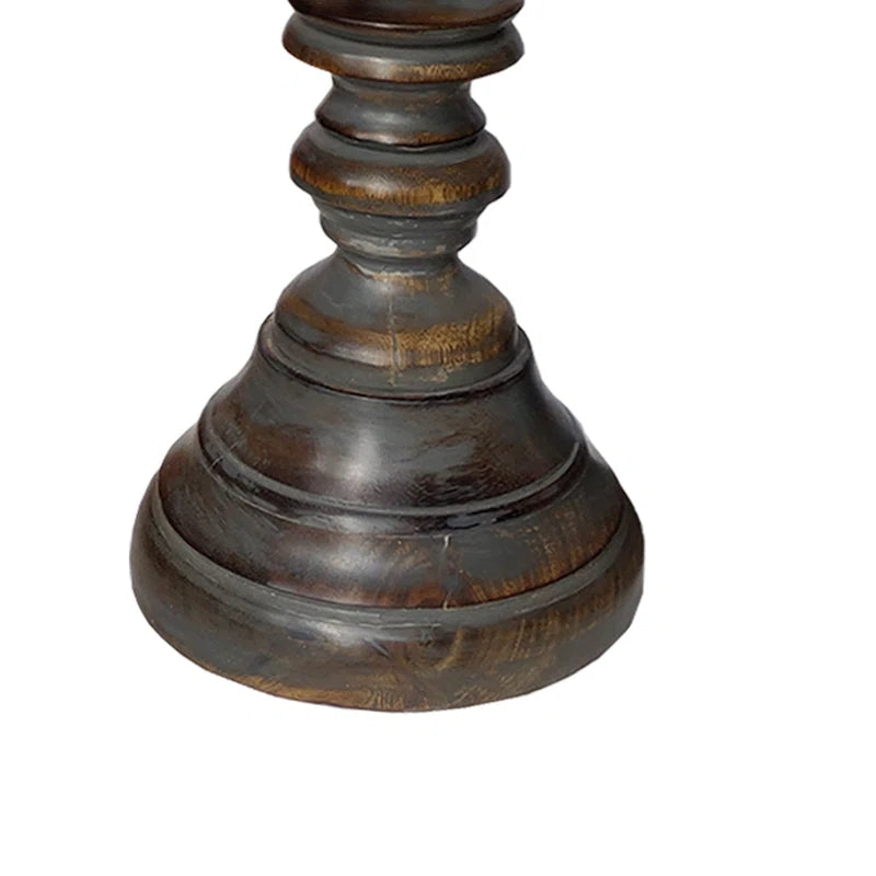 Schoenfeld Wood Tabletop Candlestick