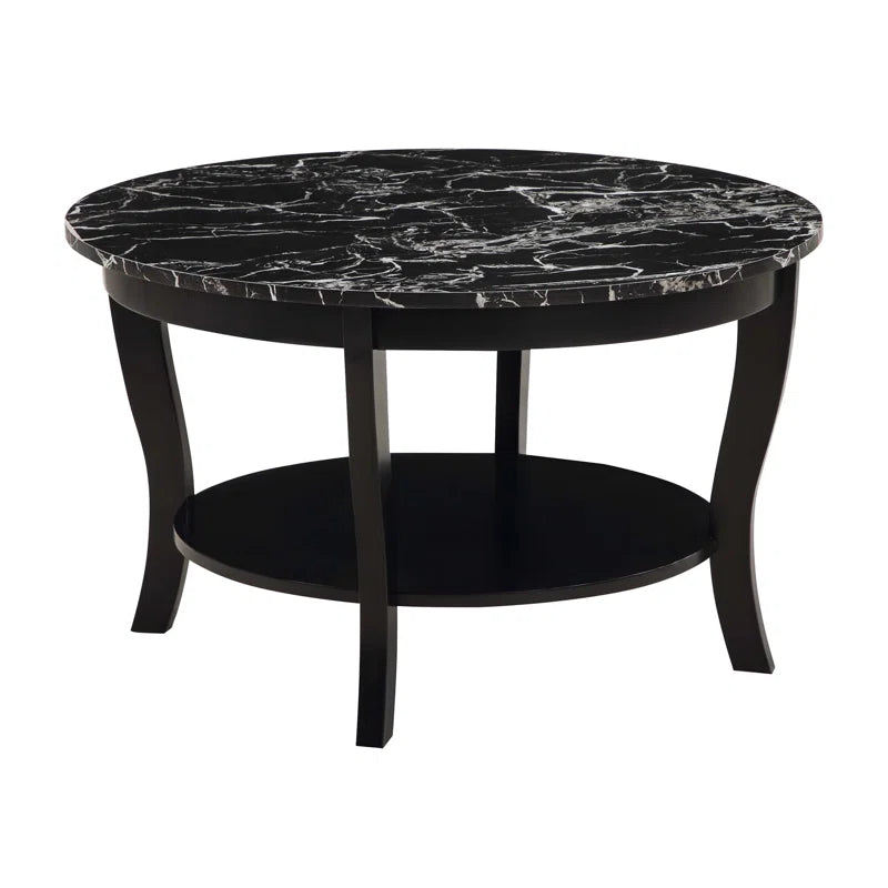 Carbin 30" Coffee Table with Shelf