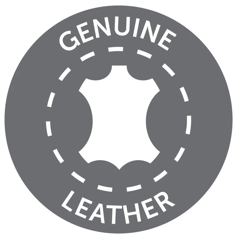 Azurdee Top Grain 100% Genuine Italian Leather Swivel Barrel Chair