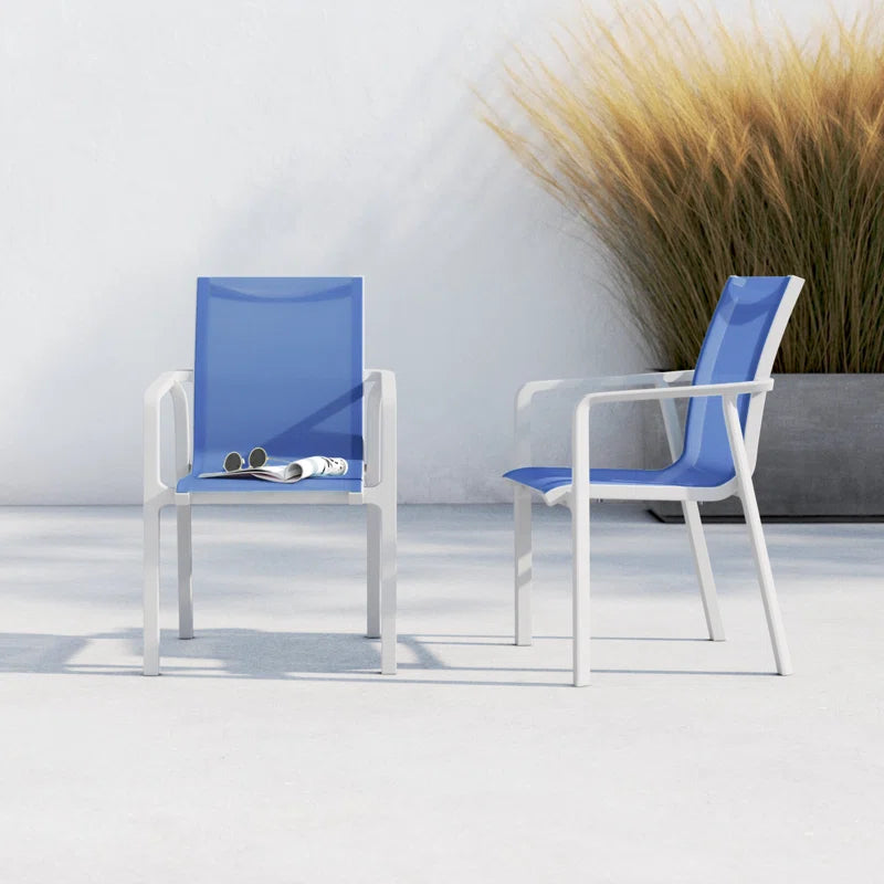 Farrah Outdoor Stacking Dining Armchair