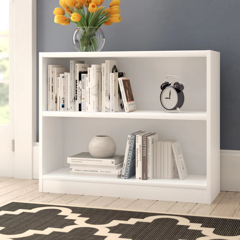 Doyno Small 2 Shelf Bookcase, Storage and Display Bookshelf for Home Office and Living Room
