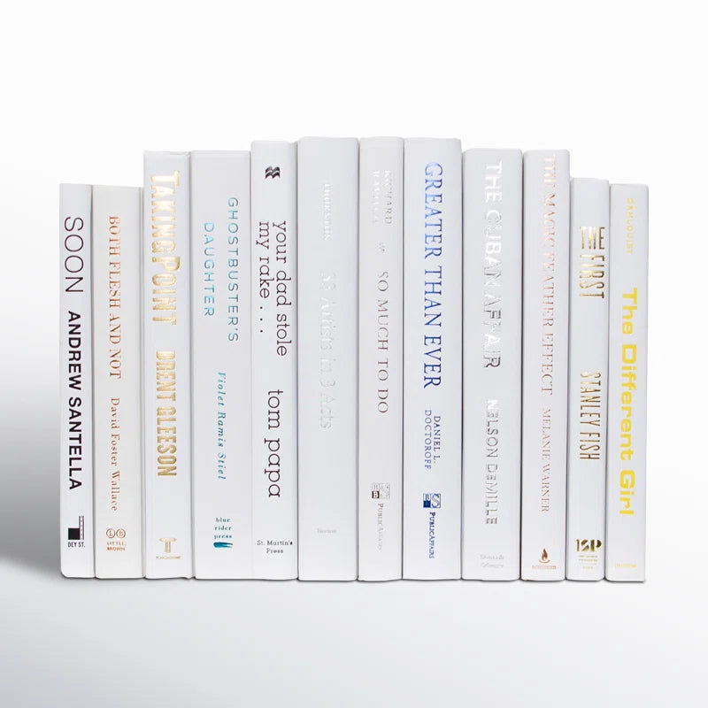 Serefina White Decorative Book Set