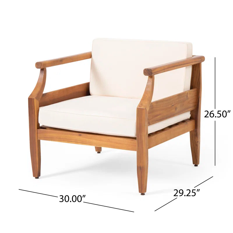 Mcclurg Outdoor Patio Chair with Cushions