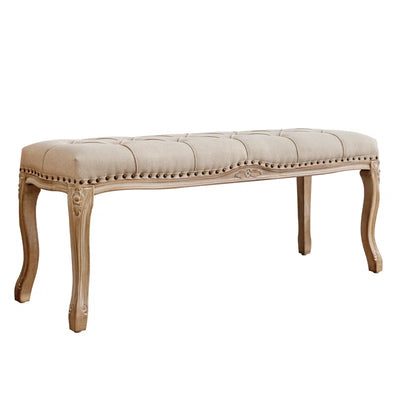 Barajas Linen Upholstered Bench