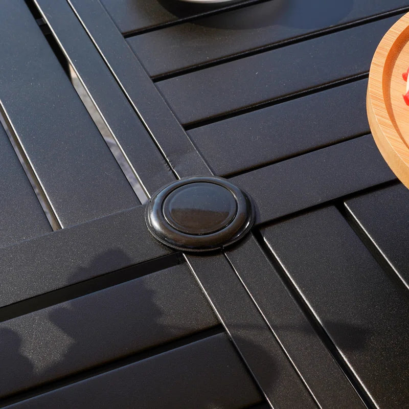 Alyah round Metal Outdoor Dining Table