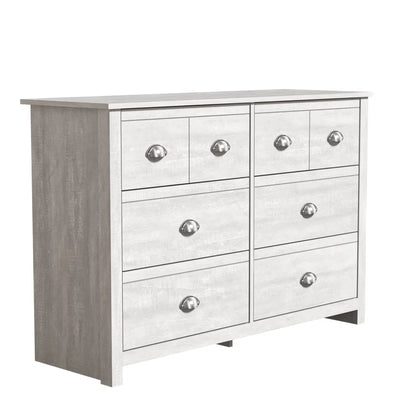 Bhure 46.1'' W 6 - Drawer Dresser