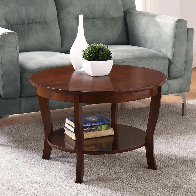 Carbin 30" Coffee Table with Shelf