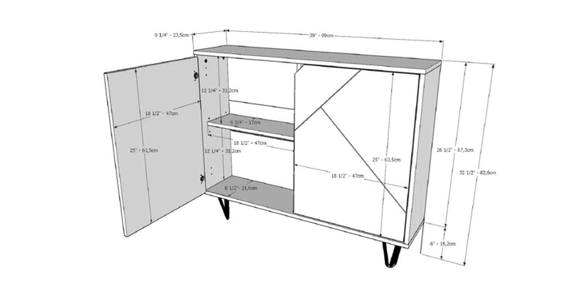 Azerion Accent Cabinet
