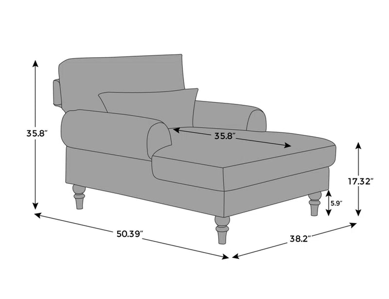 Jazier Upholstered Chaise Lounge