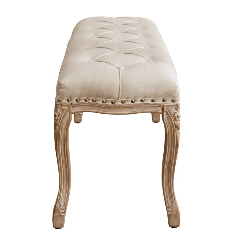 Barajas Linen Upholstered Bench