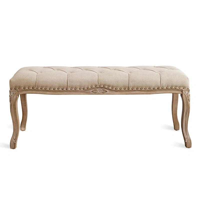 Barajas Linen Upholstered Bench