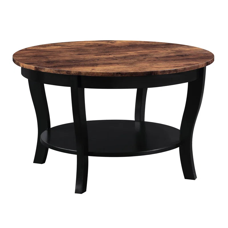 Carbin 30" Coffee Table with Shelf