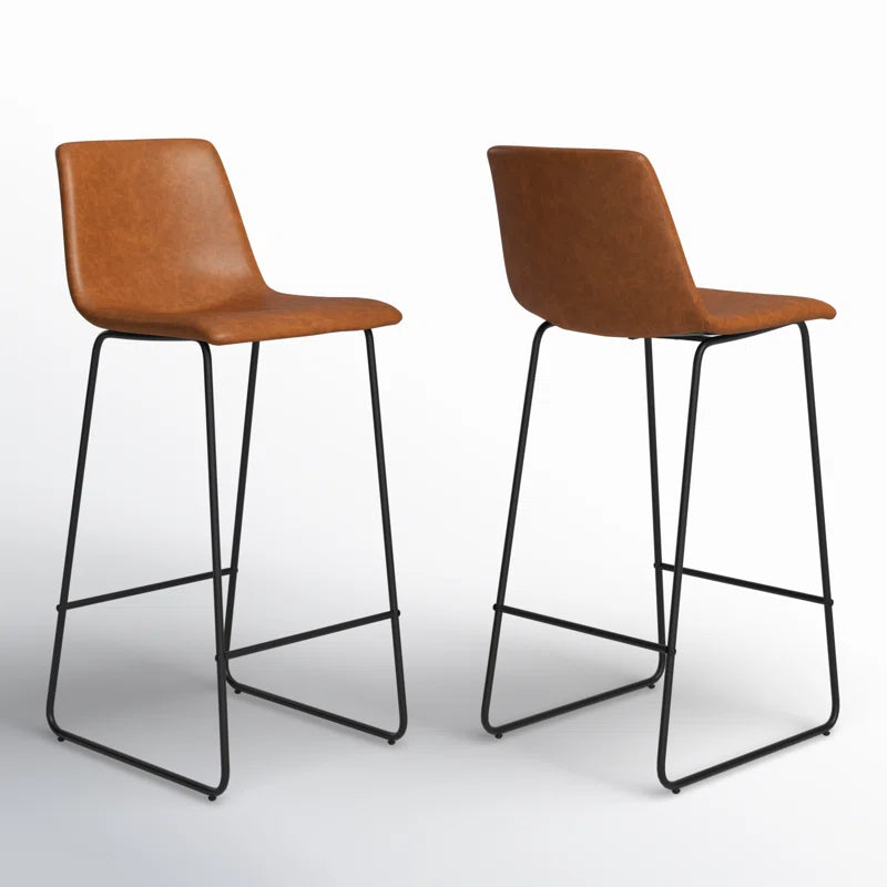 Liekele Upholstered Counter Height Modern Dining Stools
