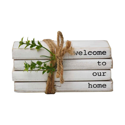Devizes Text & Numbers Decorative Book