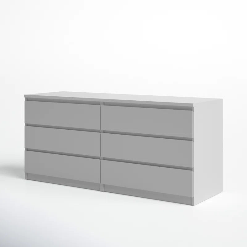 Jada 6 Drawer 60.5" W Double Dresser