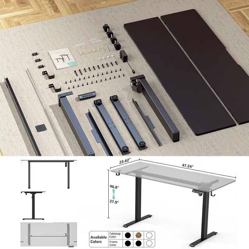 Essential Standing Desk Max – Adjustable Height Home Office Desk