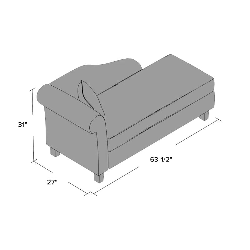 Upholstered Chaise Lounge