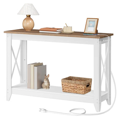 Samha 47.2'' Console Table with Charging Station
