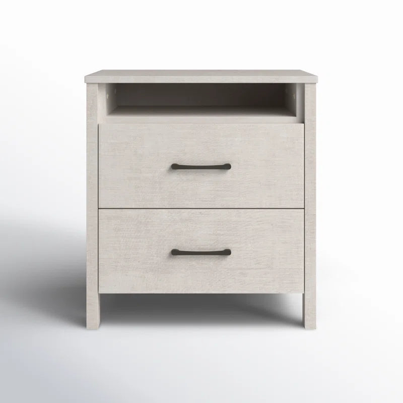 Allysyn 22.7" 2 Drawer Nightstand