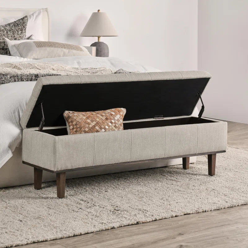 Colter Upholstered Flip Top Storage Bench