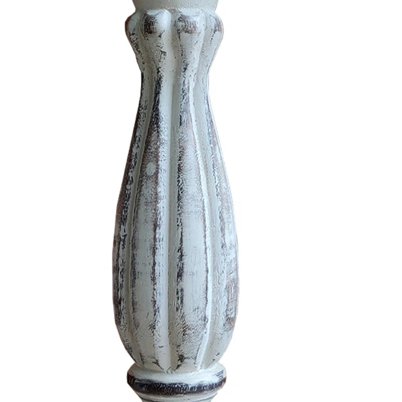 Wood Tabletop Candlestick