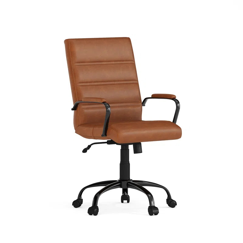 Whitney Ergonomic Upholstered Mid-Back Swivel Office Chair