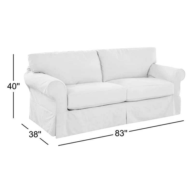 Amari 84" Slipcover Sleeper Sofa
