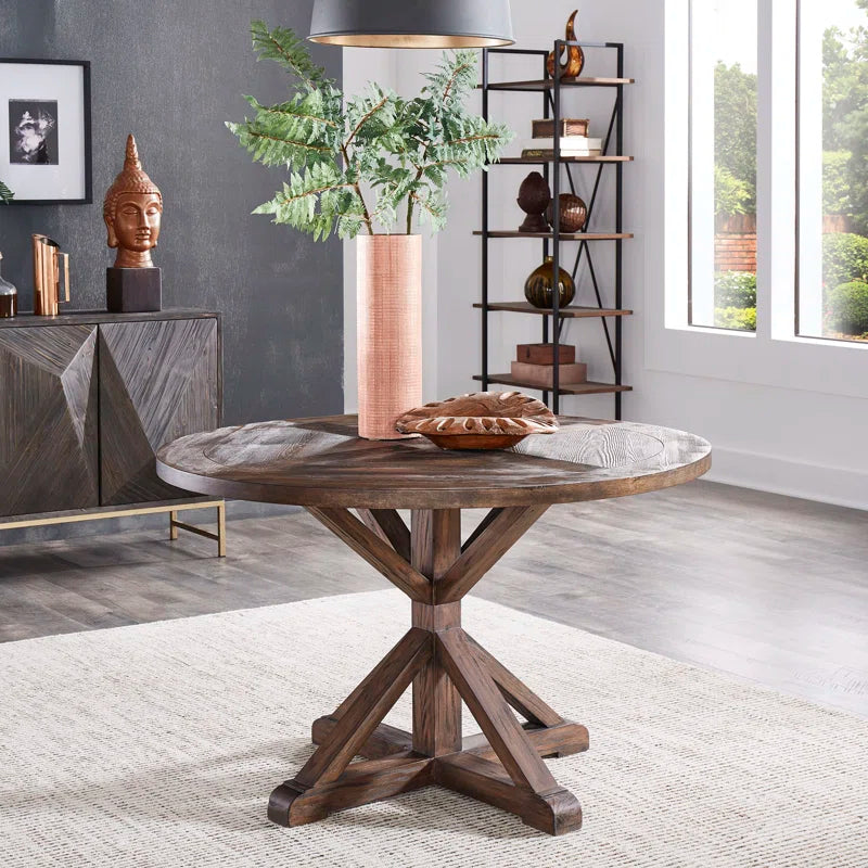 Ashbaugh Pine round Dining Table