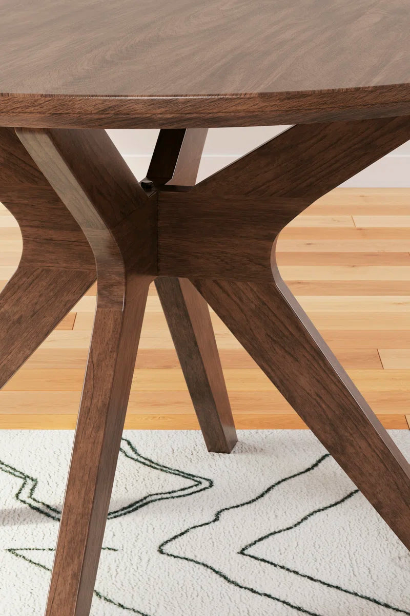 Goodall round Solid Wood Base Dining Table